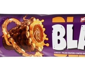 Novy Blazo Caramel & Cocoa Coated Crispy Wafer Roll 1 pcs