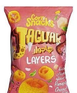 Jaguar Creations Layers Parmesan Cheese & Pesto Corn Chips