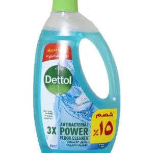 Dettol Antibacterial Floor Cleaning Liquid Aqua Scent (15% Off) - bleach free 650 ml