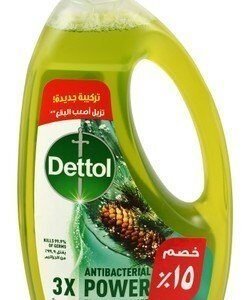 Dettol Antibacterial Floor Cleaning Liquid Pine Scent (15% Off) - bleach free 1.3 L