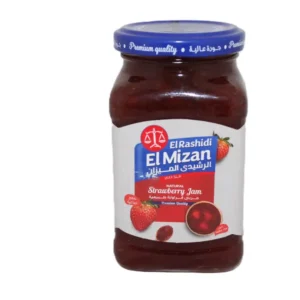 El Rashidi El Mizan Strawberry Jam - preservatives free  artificial colors free  artificial flavors free 340 gr