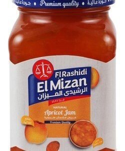 El Rashidi El Mizan Apricot Jam - preservatives free  artificial colors free  artificial flavors free 340 gr