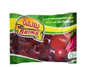 Basma Frozen Boiled Beetroot Cubes - preservatives free  chemical substances free 400 gr