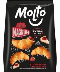 Molto Mini Magnum Croissants Filled with Strawberry Cheesecake 71 gr