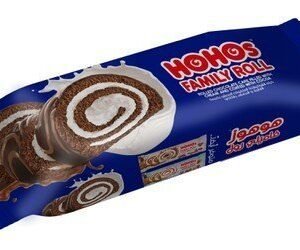 HOHOs Family Cocoa Coated Chocolate Cake Roll Filled with Vanilla Cream 220 gr