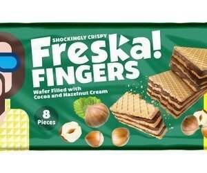 Freska! Wafer Fingers Filled with Cocoa & Hazelnut Cream 8 per pack