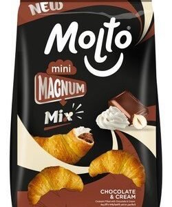 Molto Mini Magnum Mix Croissants Filled with Chocolate & Cream 71 gr