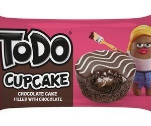 ToDo Chocolate Cupcake Filled with Chocolate - hydrogenated fats free 50 gr