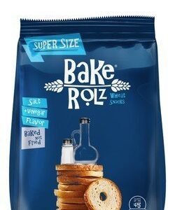 Bake Rolz Salt & Vinegar Wheat Snacks - hydrogenated fats free 58 gr