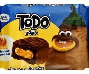 ToDo Bomb Chocolate Cake Stuffed with Biscuit Spread 1 pcs