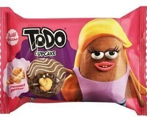 Todo Cupcake Filled with Peanut Butter - hydrogenated fats free 1 pcs