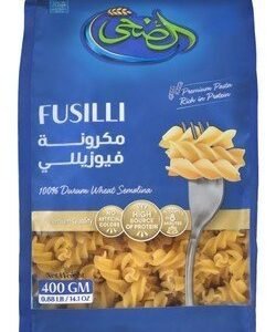 Al Doha Fusilli Pasta - artificial colors free 400 gr