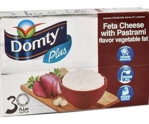 Domty Plus Feta Cheese Pastrami Flavor with Vegetable Fat 250 gr
