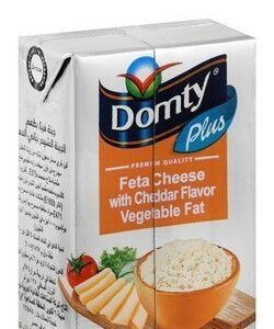 Domty Plus Feta Cheese Cheddar Flavor with Vegetable Oil