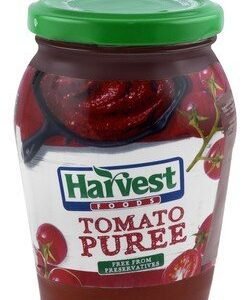 Harvest Foods Tomato Puree - preservatives free  artificial colors free  artificial flavors free 320 gr