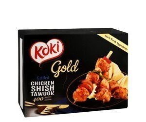Koki Gold Frozen Grilled Chicken Shish Tawook - GMO free 400 gr