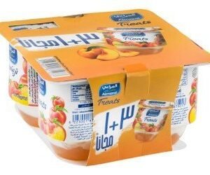 Almarai Treats Peach Yogurt (3+1 Free) 4 x 105 gr