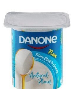 Danone Plain Yogurt - preservatives free  artificial ingredients free 105 gr