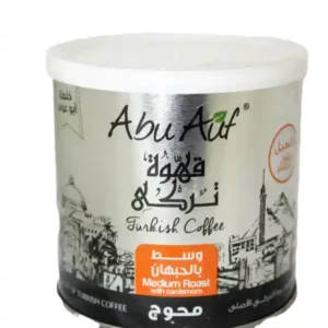 Abu Auf Turkish Ground Coffee with Cardamom Medium Roast 200 gr