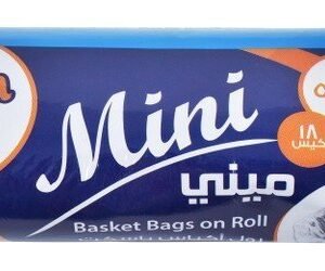 Queen Mini White Garbage Bag Roll (50x55cm) 18 per pack
