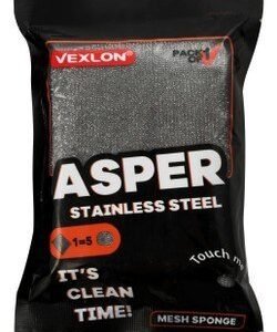 Vexlon Asper Red Stainless Steel Mesh Sponge 1 pcs