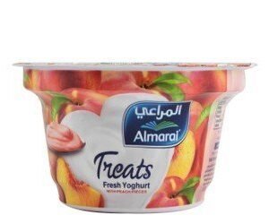 Almarai Treats Peach Yogurt with Fruit Pieces 150 gr