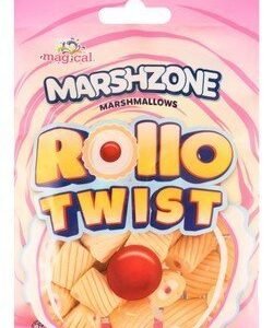 Magical Marshzone Rollo Twist Marshmallows - gluten free  pig derivatives free 150 gr