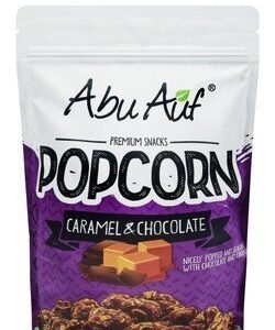Abu Auf Caramel & Chocolate Popcorn - GMO free  gluten free  trans fat free 100 gr