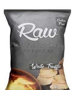 Raw Kettle Cooked White Truffle Potato Chips - GMO free  gluten free  cholesterol free