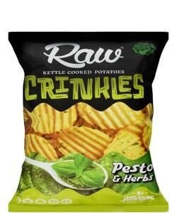 Raw Crinkle Pesto with Herbs