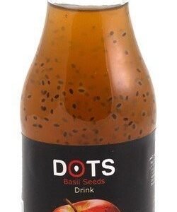 Dots Long Life Basil Seeds Drink Red Apple Flavor 280 ml