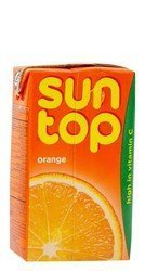 Sun Top Long Life Orange Juice - preservatives free  artificial colors free  artificial flavors free 250 ml