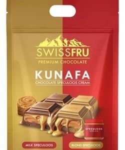 Swiss Fru Milk Chocoloate & Blond Chocolate Filled with Kunafa & Speculoos Mouse