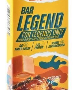 Zero Legend 22g Protein Bar Caramel Crisp Flavor - no added sugar
