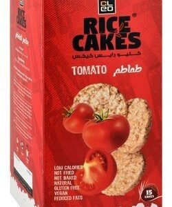 Cleo Rice Cakes Tomato Flavor (15 Pieces) - vegan  gluten free  lactose free 105 gr