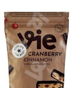 Vie 12g Protein Dark Chocolate Coated Snack Bites with Cranberry  Cinnamon & Almond Butter - vegetarian  artificial ingredients free  preservatives free