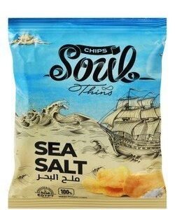 Soul Thins Sea Salt Potato Chips 53 gr