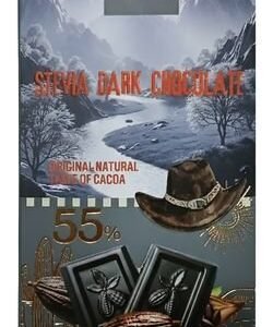 Zero Stevia Dark Chocolate - vegan  no added sugar  gluten free