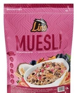 Lino Muesli with Dried Fruits - sugar free 375 gr
