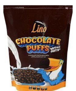 Lino Chocolate Puffs Cereal with Oats 250 gr