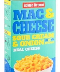 Golden Breeze Mac & Cheese Sour Cream & Onion Flavor - preservatives free  artificial colors free
