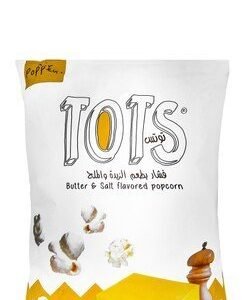 Tots Butter & Salt Popcorn - artificial colors free  preservatives free 30 gr