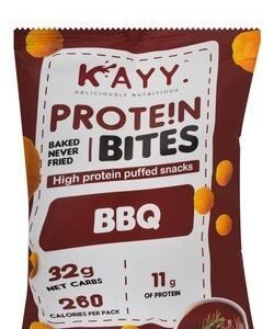 KAYY Baked 11g BBQ Protein Bites - GMO free  artificial colors free 60 gr