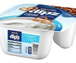Yopolis Dipz Plain Cream Cheese with Pretzels 70 gr