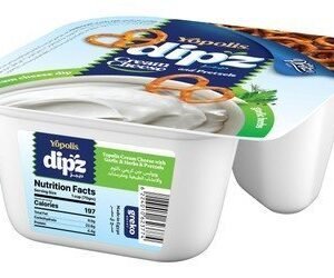 Yopolis Dipz Cream Cheese with Garlic & Herbs & Pretzels 70 gr