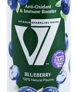 V7 Anti-Oxidant & Immune Booster Vitamin Sparkling Drink Blueberry Flavor 300 ml