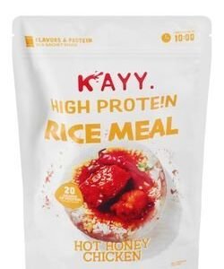 Kayy 20g Protein Instanr Rice Meal Hot Honey Chicken Flavor - preservarives free  artificial colorings free