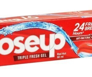 Closeup Triple Fresh Antibacterial Toothpaste Red Hot Flavor with Zinc 50 ml