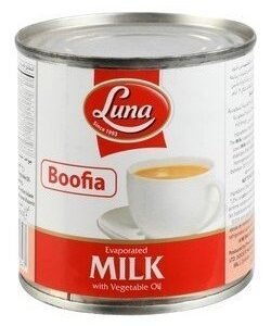 Luna Boofia Evaporated Milk with Vegetable Oil 170 gr