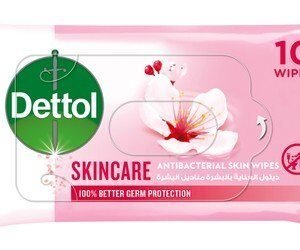 Dettol Skin Care Antibacterial Wipes - alcohol free 10 wipes